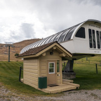 Talstation der Sesselbahn Quarter Dollar, September 2024