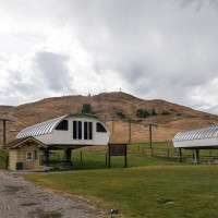 Talstationen der Sesselbahnen Quarter Dollar und Sun Valley-Dollar Mountain, September 2024