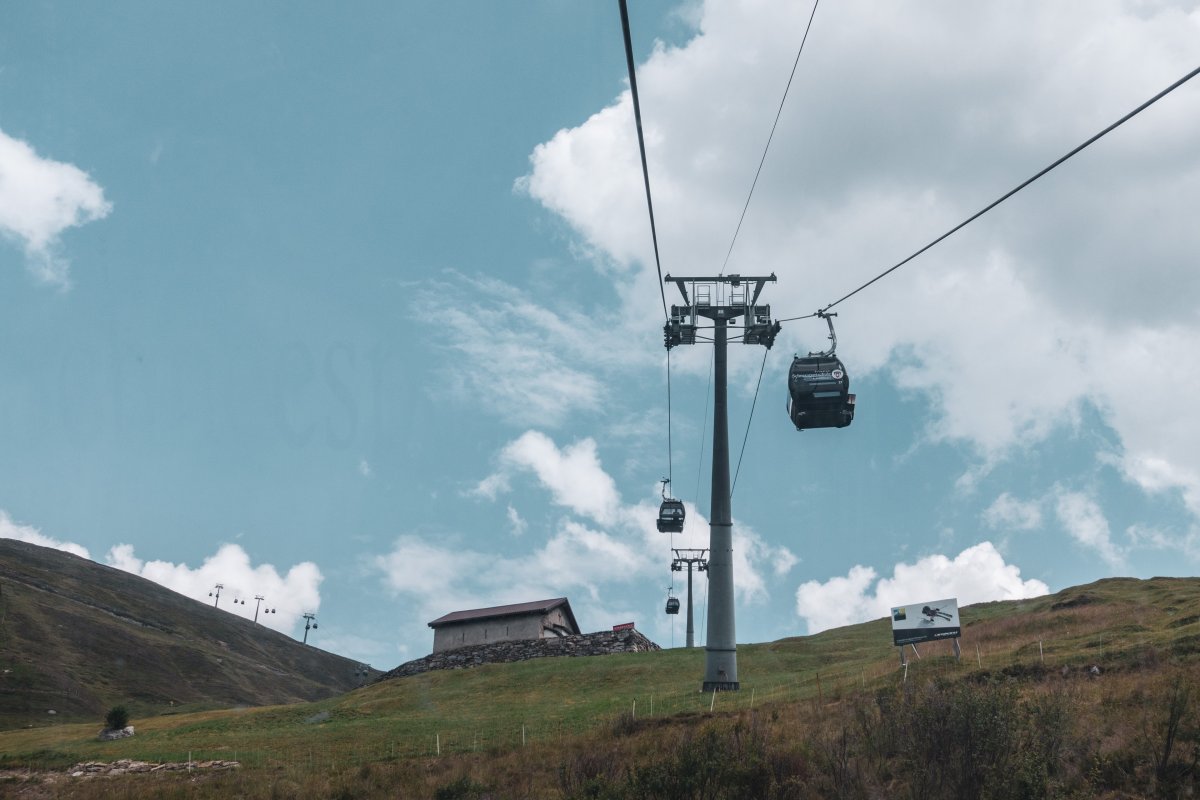 Kabinenbahn Andermatt-Nätschen, Juli 2020