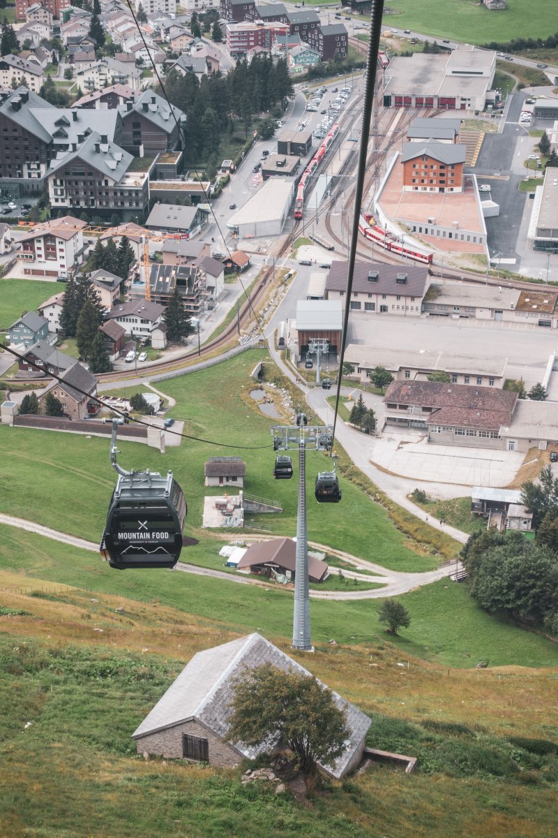 Kabinenbahn Andermatt-Nätschen, Juli 2020