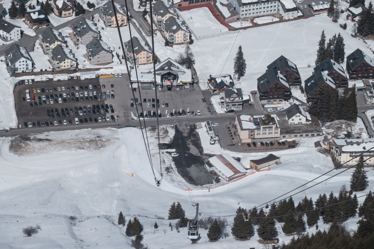 Luftseilbahn Andermatt-Gurschen im Skigebiet am Gemsstock