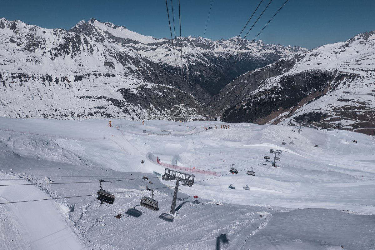 Sesselbahn Gurschengrat, März 2022