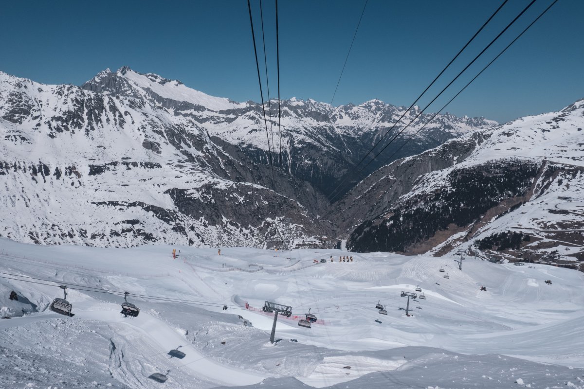 Sesselbahn Gurschengrat, März 2022