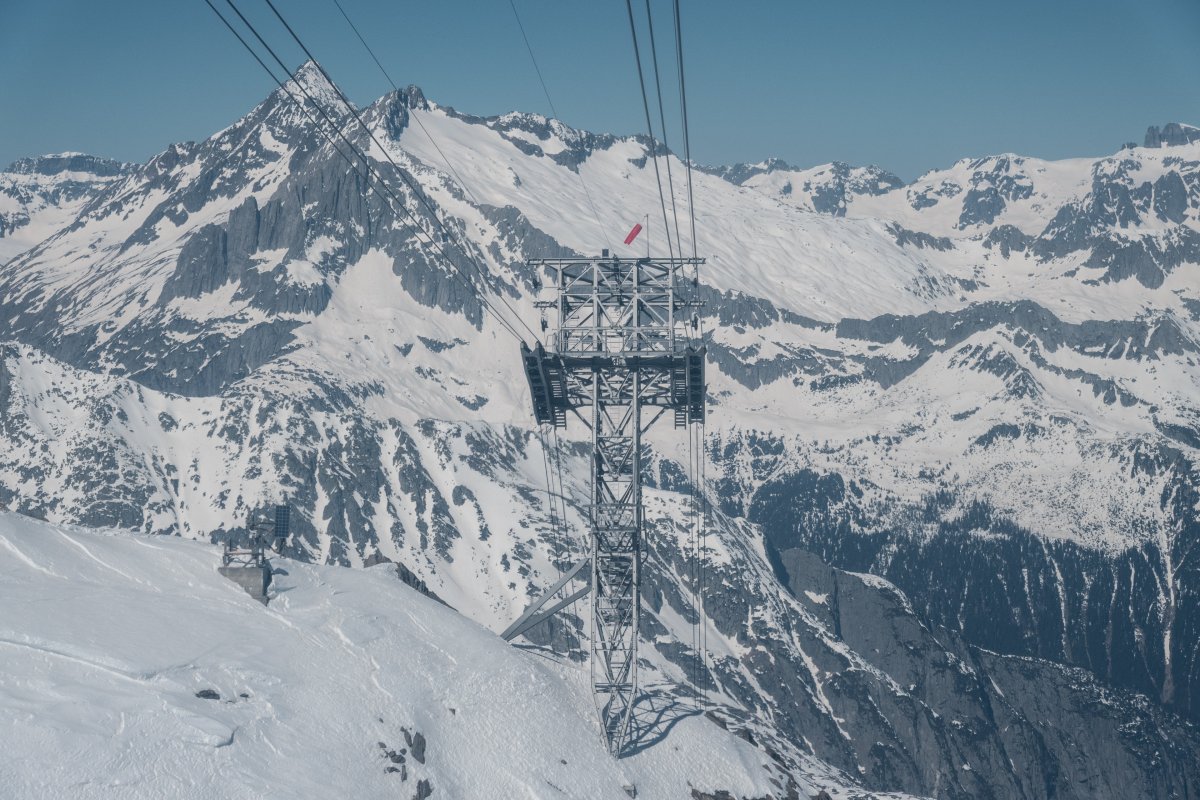 Luftseilbahn Gurschen-Gemsstock, März 2022