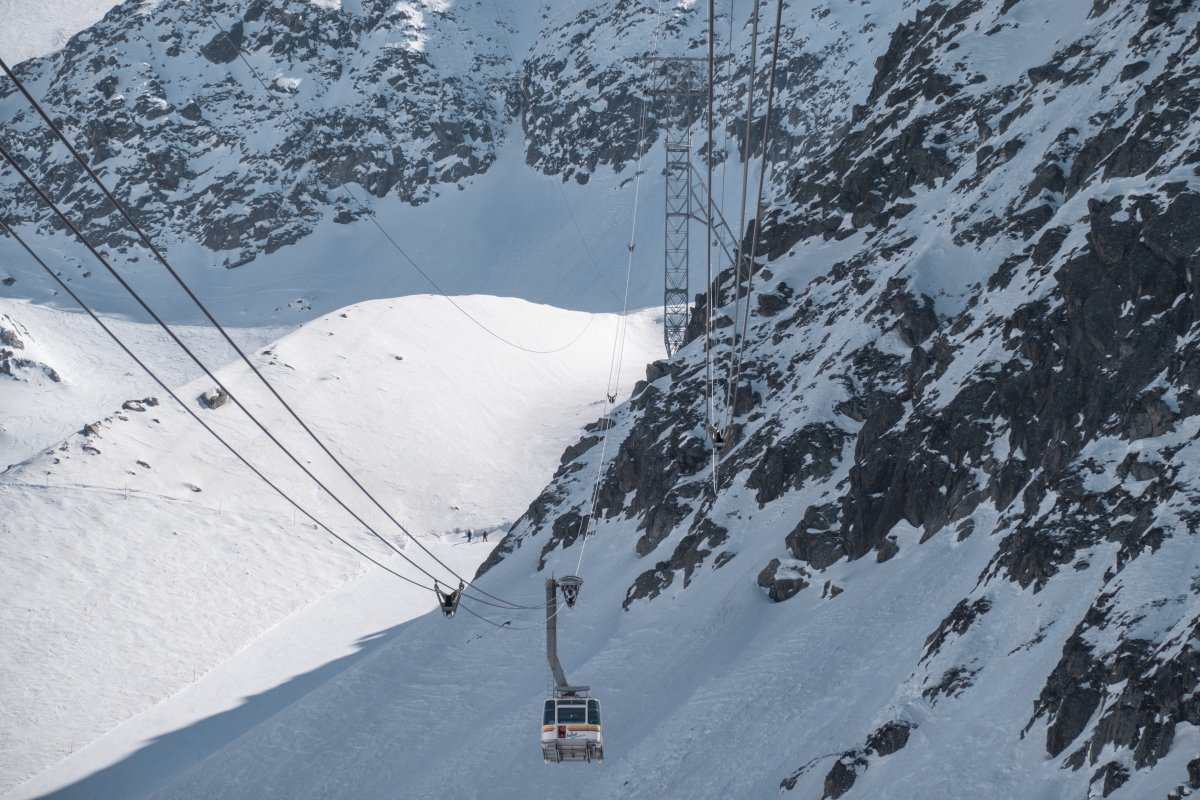 Luftseilbahn Gurschen-Gemsstock, März 2022