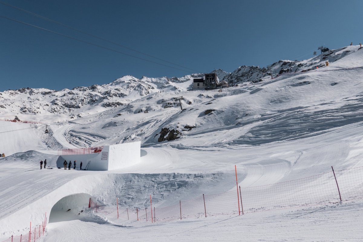 Skipiste am Gurschengrat, März 2022