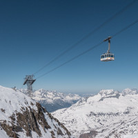 Luftseilbahn Gurschen-Gemsstock, März 2022