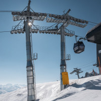 Kabinenbahn Oberalppass-Platten-Schneehüenerstock, März 2022