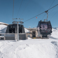 Kabinenbahn Oberalppass-Platten-Schneehüenerstock, März 2022