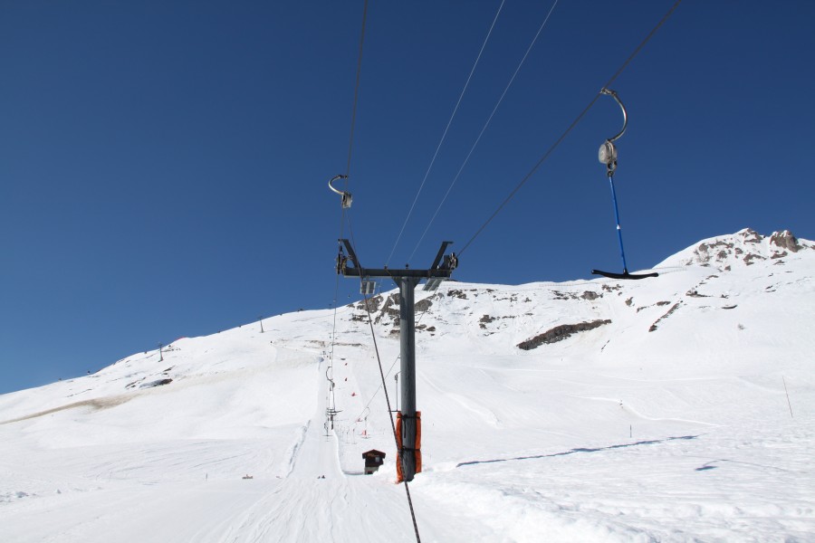 Schlepplift Les Luis, März 2012