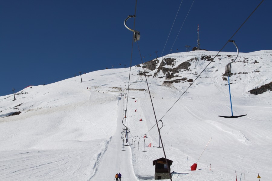 Schlepplift Les Luis, März 2012