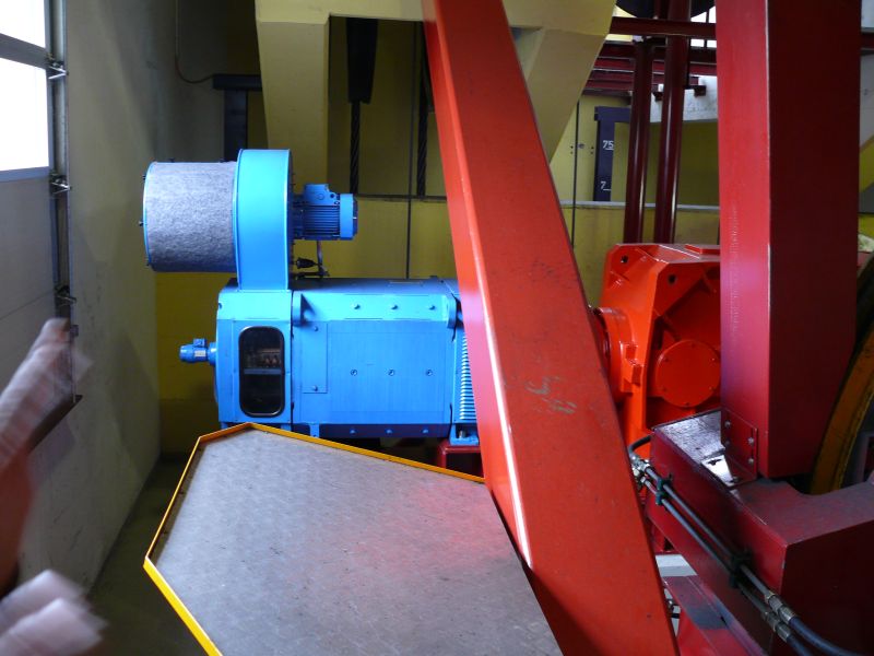 Antriebseinrichtung der Luftseilbahn Mittlere Hütte-Weisshorn, Oktober 2007