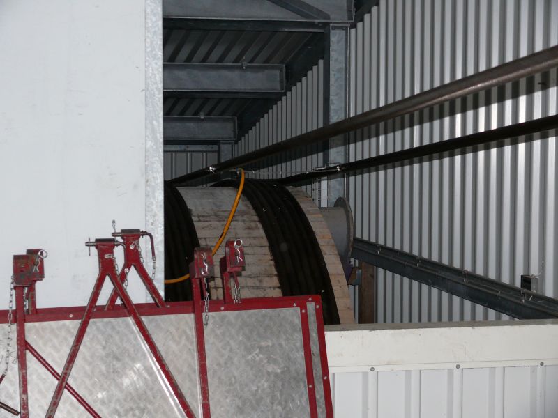 Seilreserve der Tragseile der Luftseilbahn Arosa-Mittlere Hütte, Oktober 2007