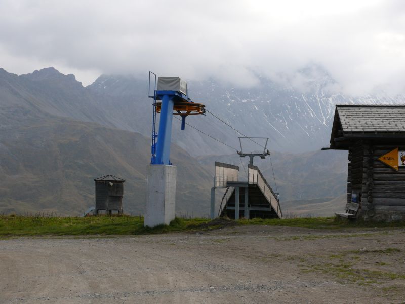 Bergstation des Schlepplifts Ried, Oktober 2007