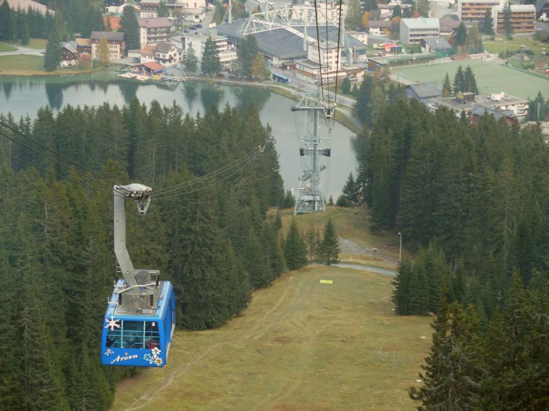 Luftseilbahn Arosa-Mittlere Hütte, Oktober 2007