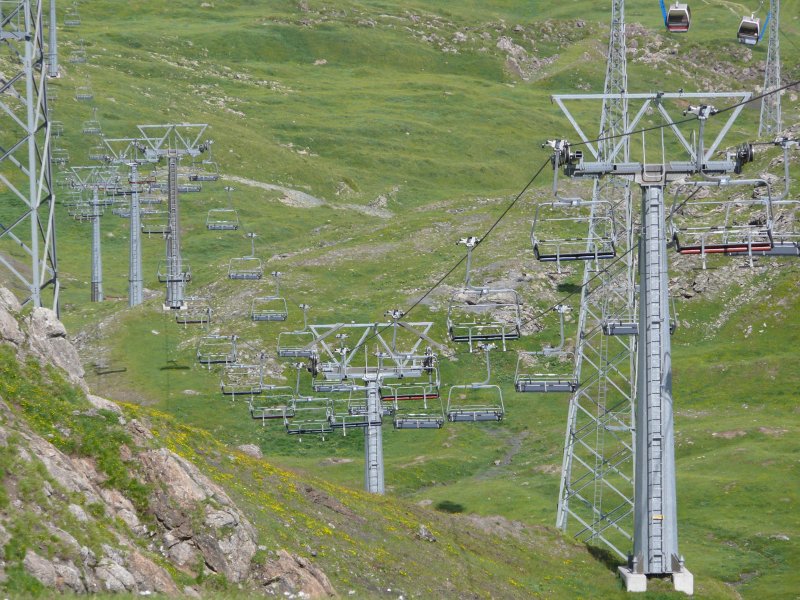 Sesselbahn Schönboden-Hörnli, Juli 2009