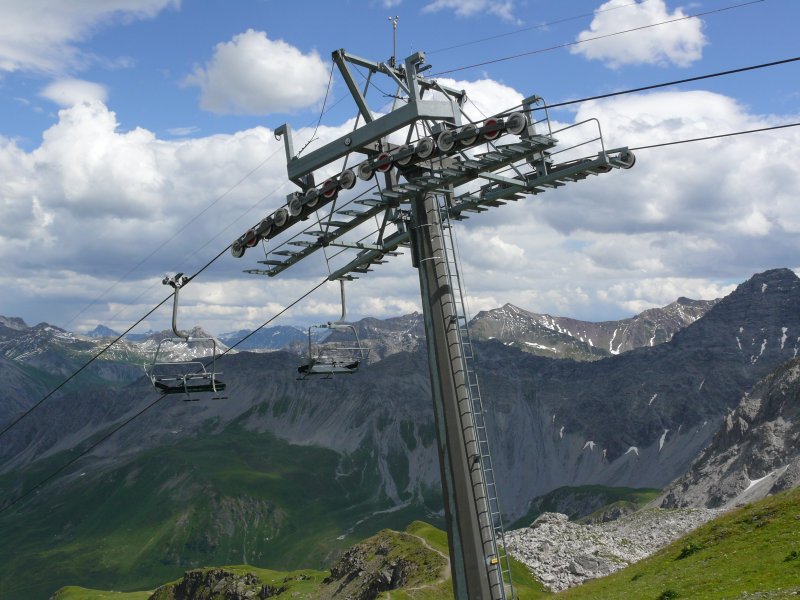 Sesselbahn Schönboden-Hörnli, Juli 2009