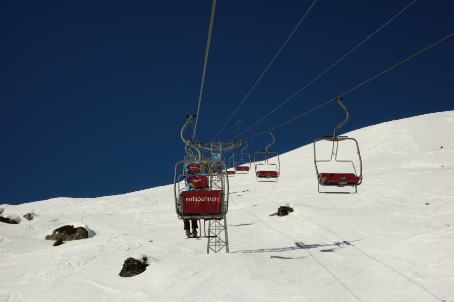 Sesselbahn Brüggerhorn, März 2014