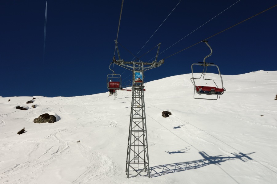 Sesselbahn Brüggerhorn, März 2014