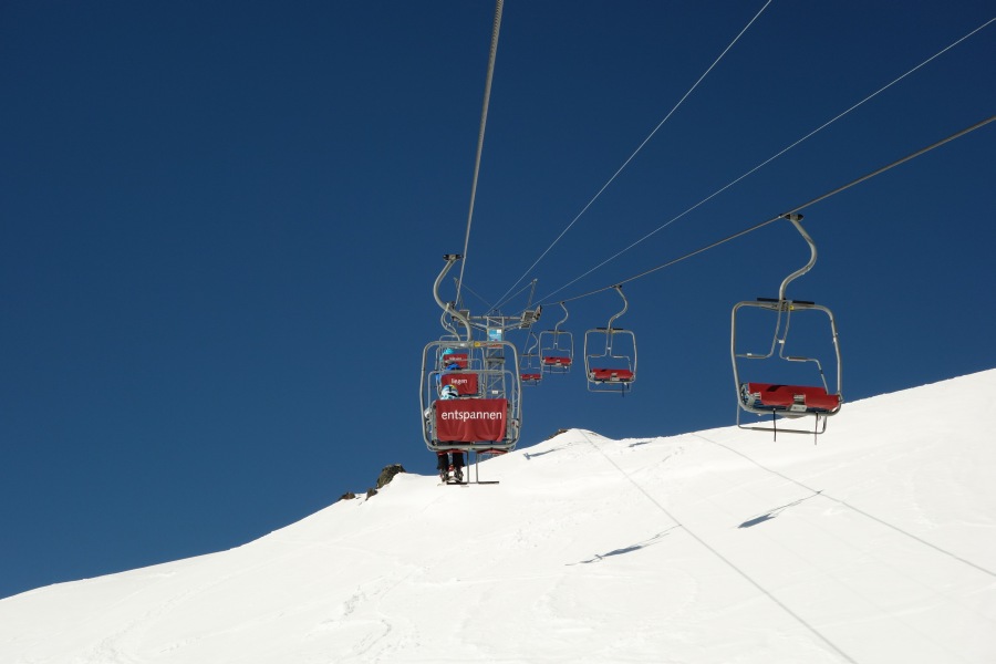 Sesselbahn Brüggerhorn, März 2014