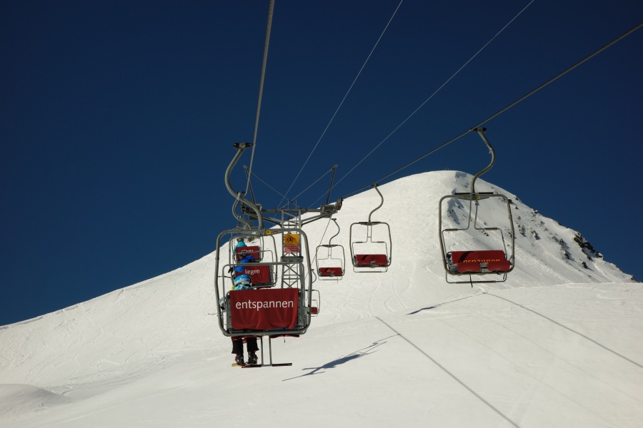 Sesselbahn Brüggerhorn, März 2014