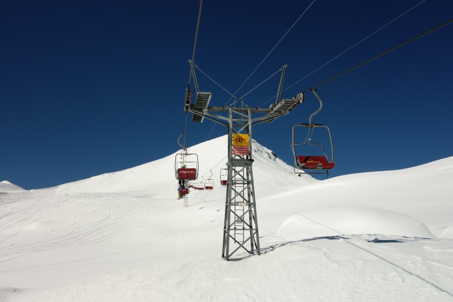 Sesselbahn Brüggerhorn, März 2014