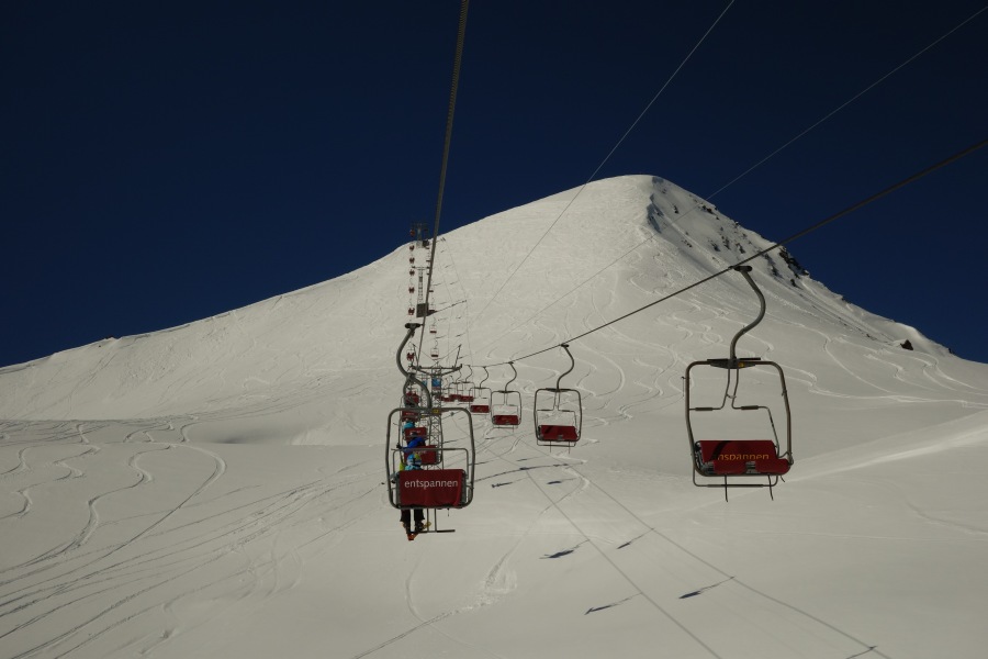 Sesselbahn Brüggerhorn, März 2014