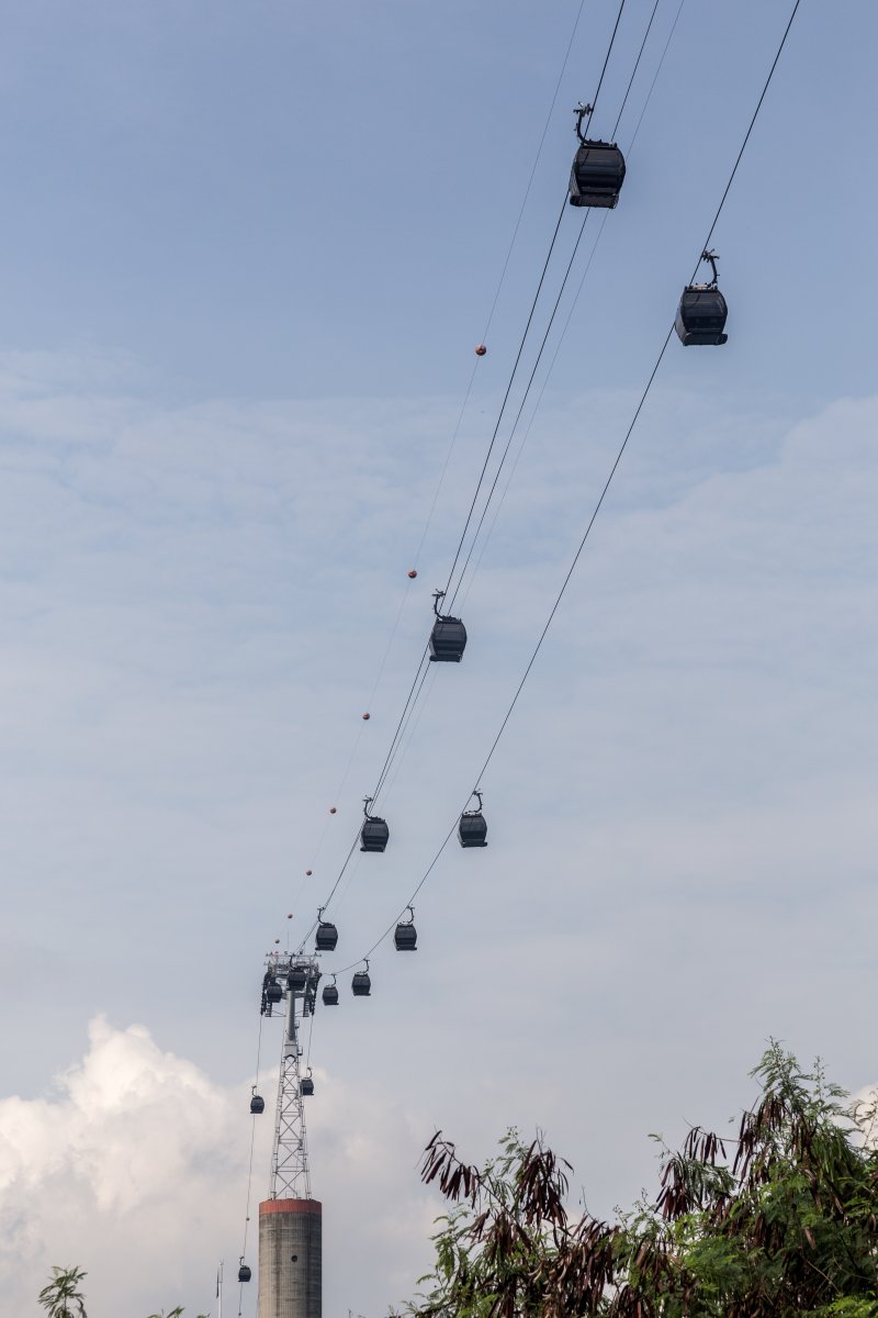 Kabinenbahn Mount Faber-Sentosa Island, Mai 2016