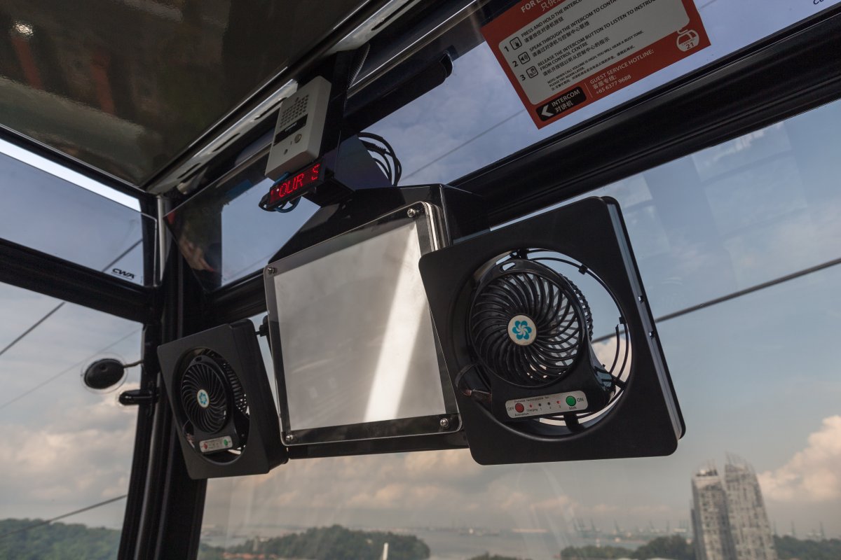 Kabinenbahn Mount Faber-Sentosa Island, Mai 2016