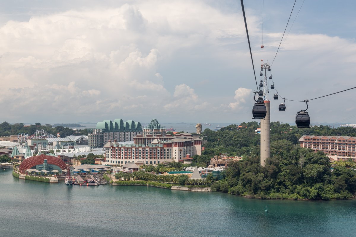 Kabinenbahn Mount Faber-Sentosa Island, Mai 2016
