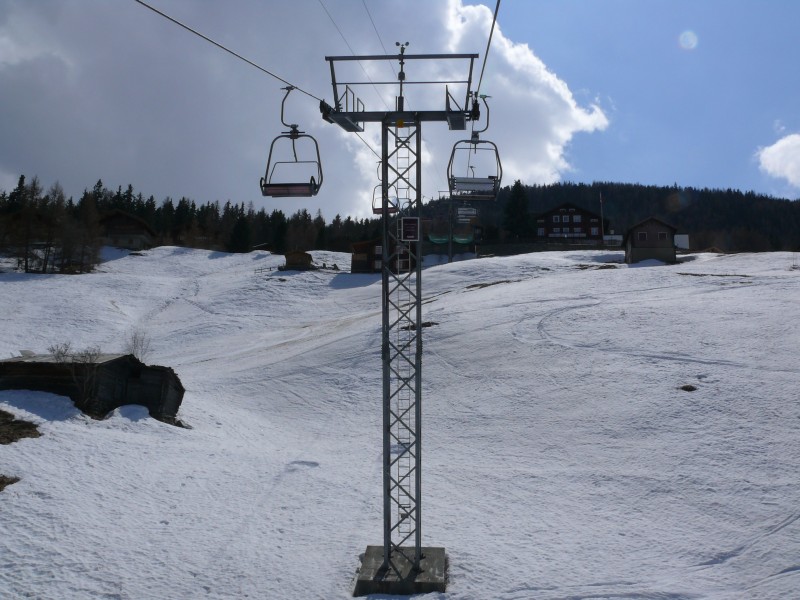 Sesselbahn Unterbäch-Brandalp, April 2009