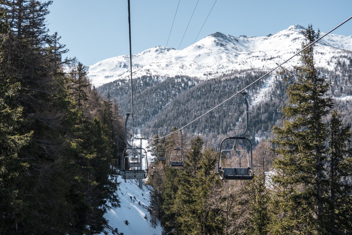 Sesselbahn Brandalp-Breitensteg, März 2022
