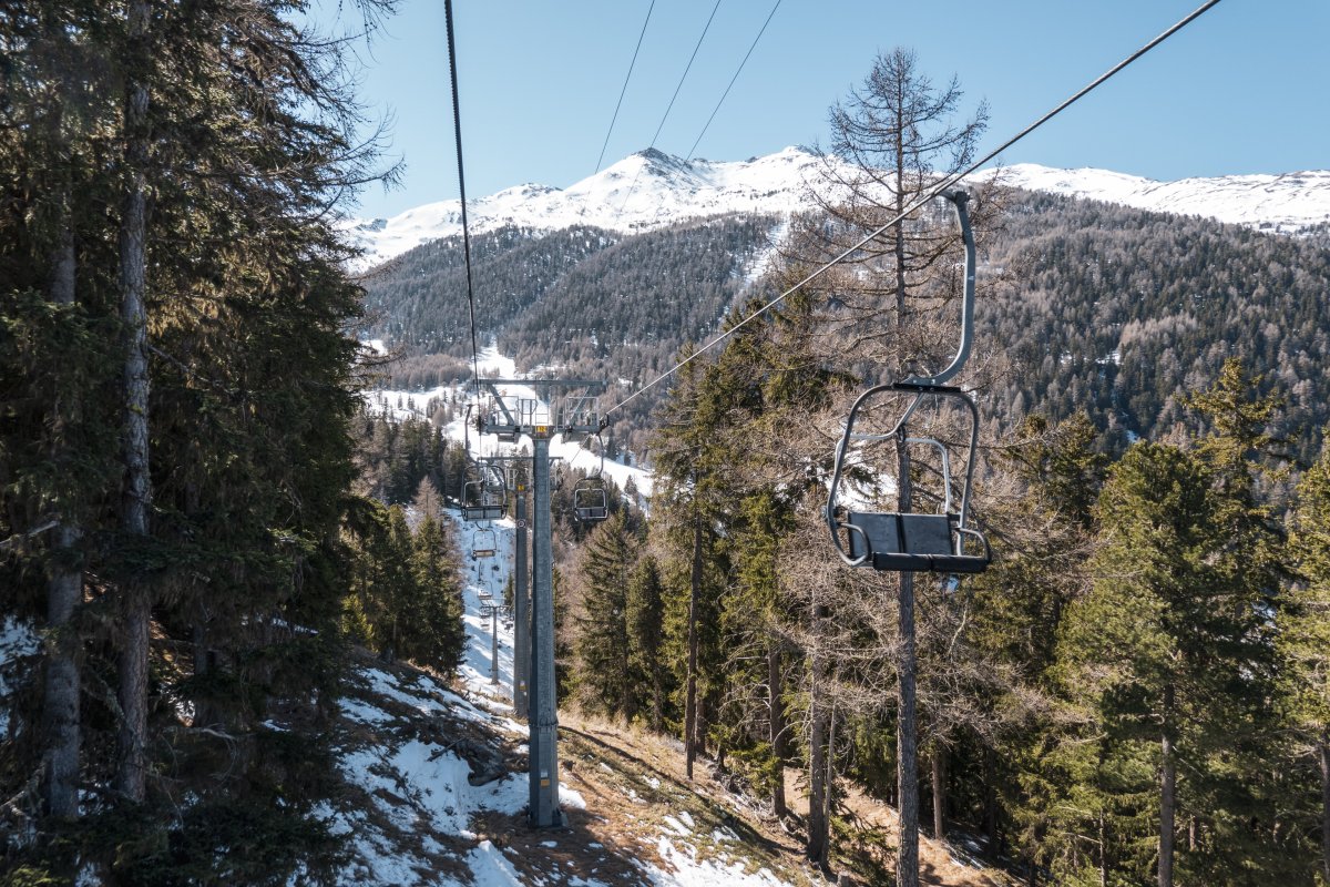 Sesselbahn Brandalp-Breitensteg in Unterbäch