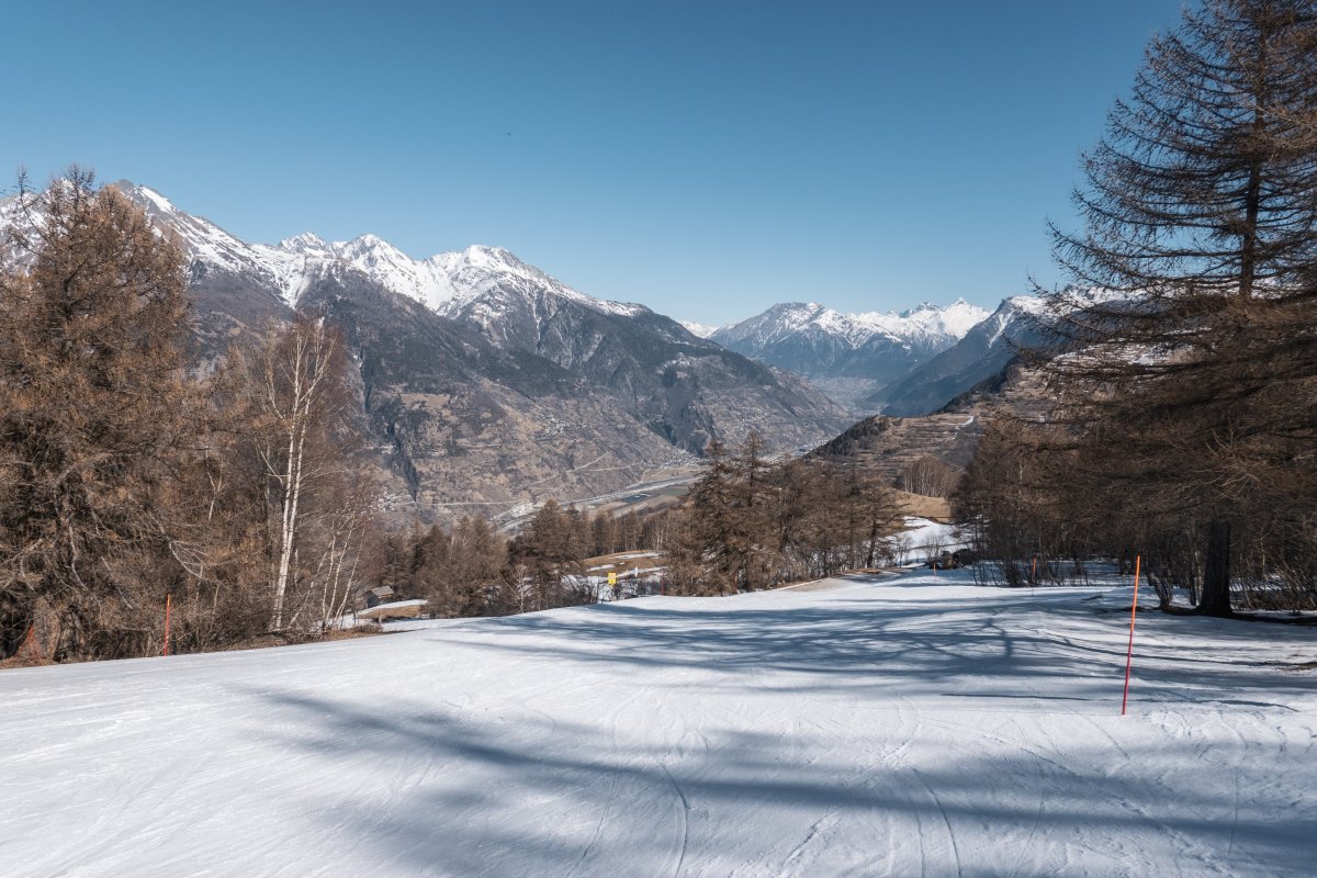 Skifahren in Eischoll in der Augstbordregion