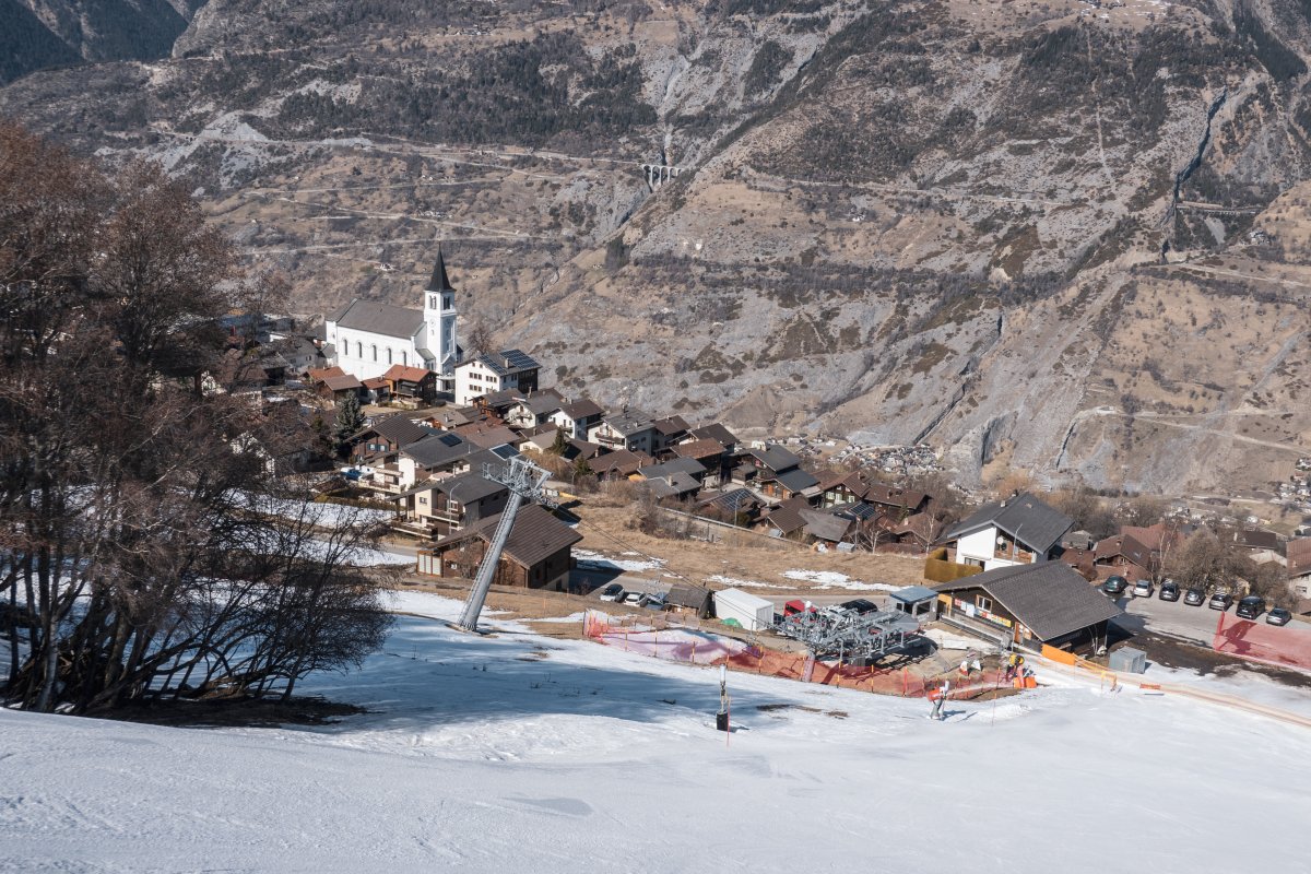 Sesselbahn Eischoll-Striggen, März 2022