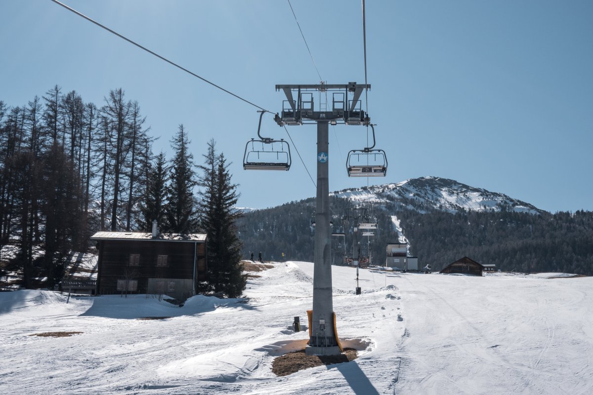 Sesselbahn Eischoll-Striggen, März 2022