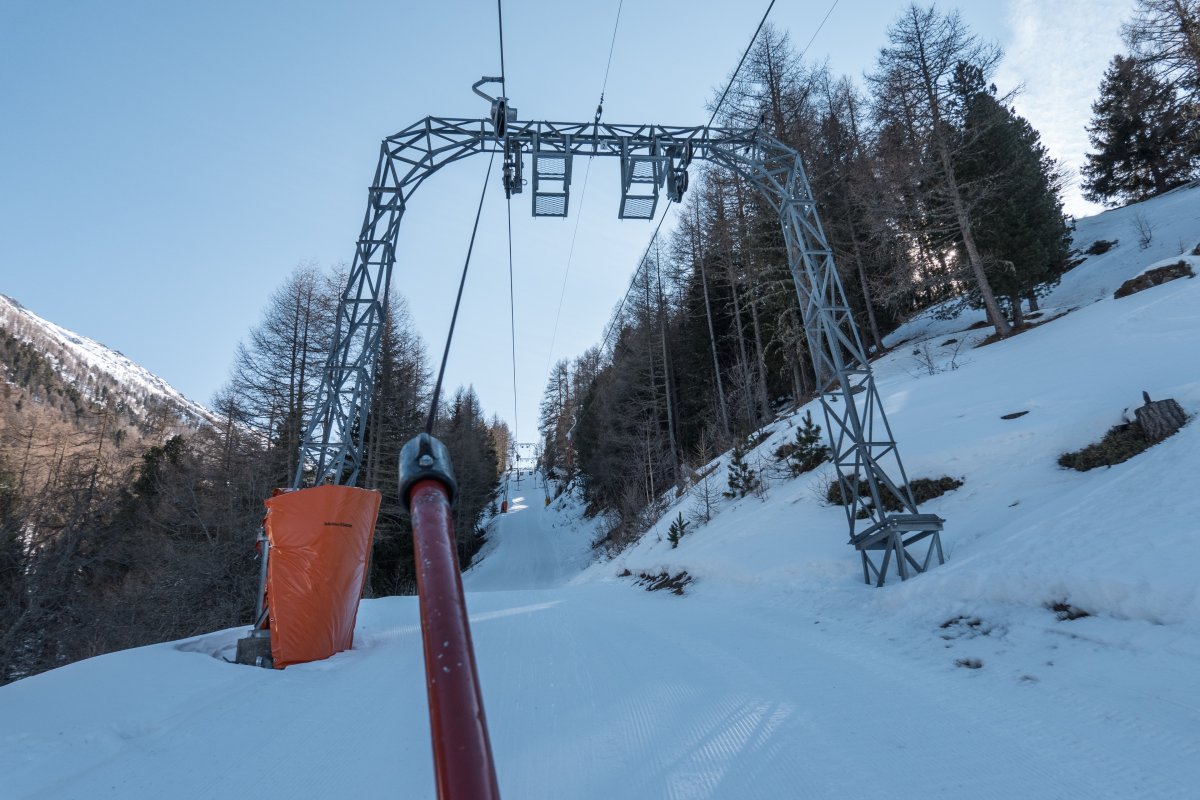 Schlepplift Breitensteg-Unter Senntum, März 2022