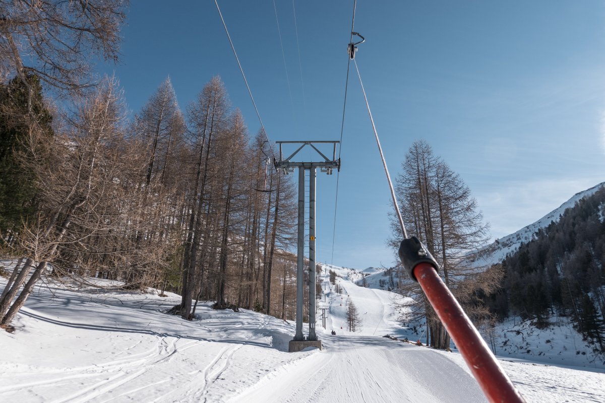 Schlepplift Unter Senntum-Seefeld, März 2022