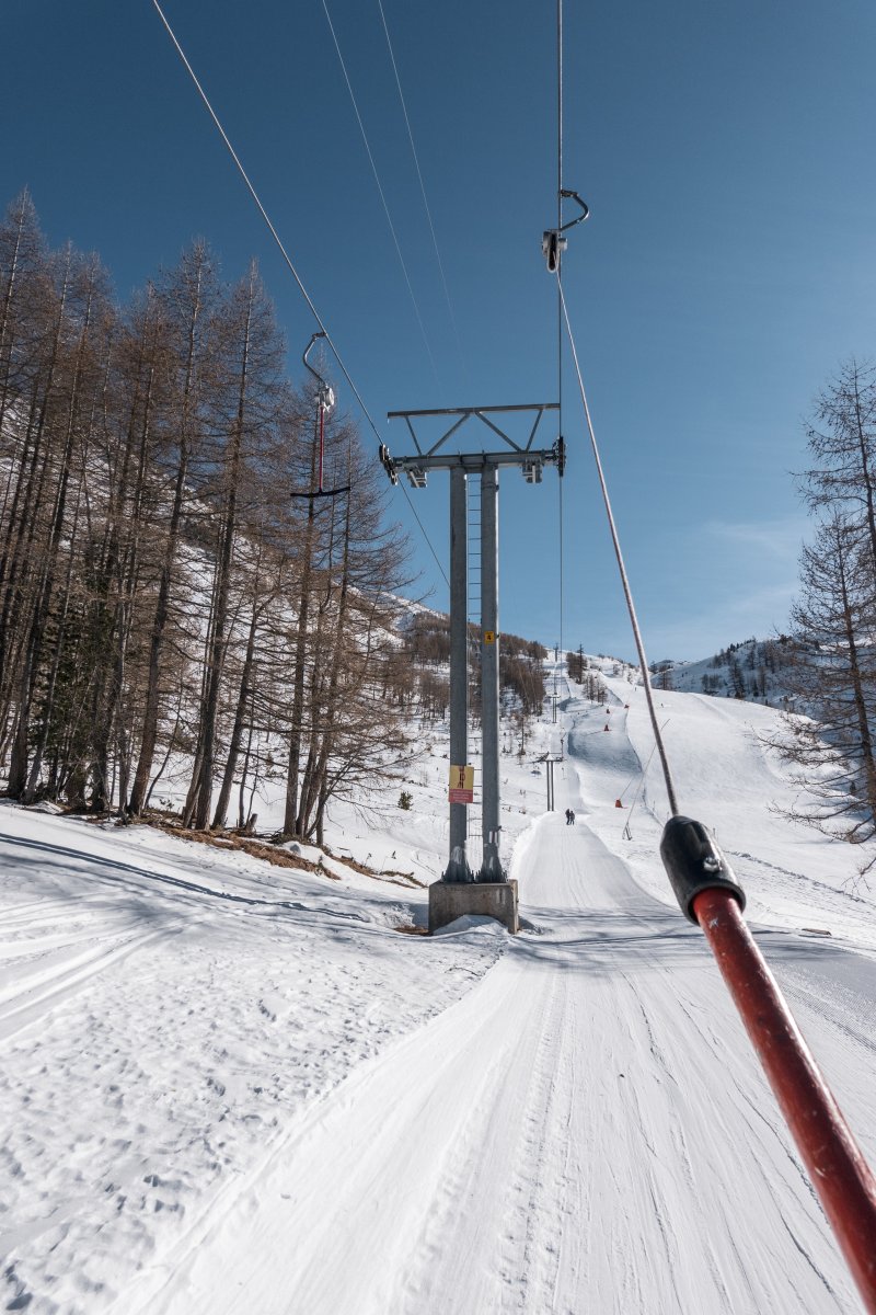 Schlepplift Unter Senntum-Seefeld, März 2022