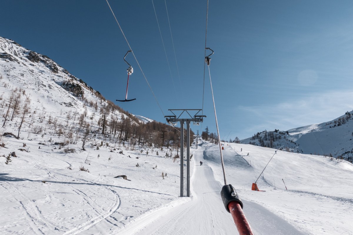 Schlepplift Unter Senntum-Seefeld, März 2022