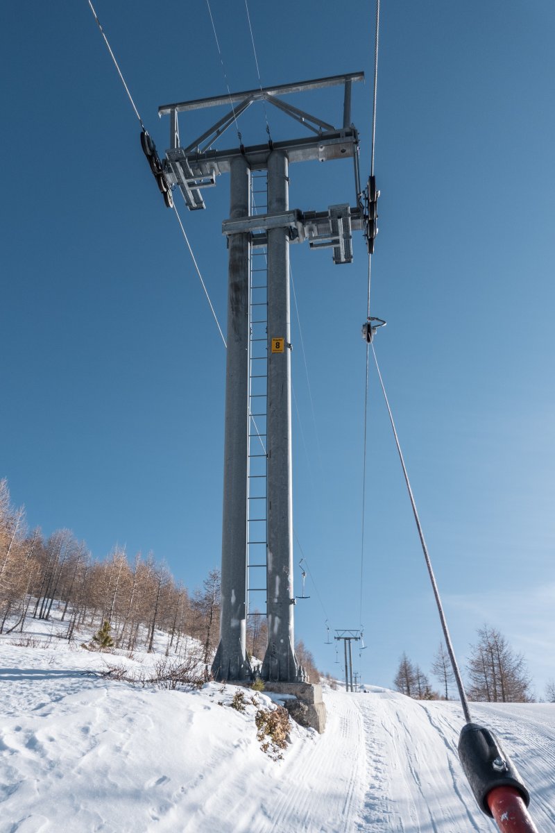 Schlepplift Unter Senntum-Seefeld, März 2022