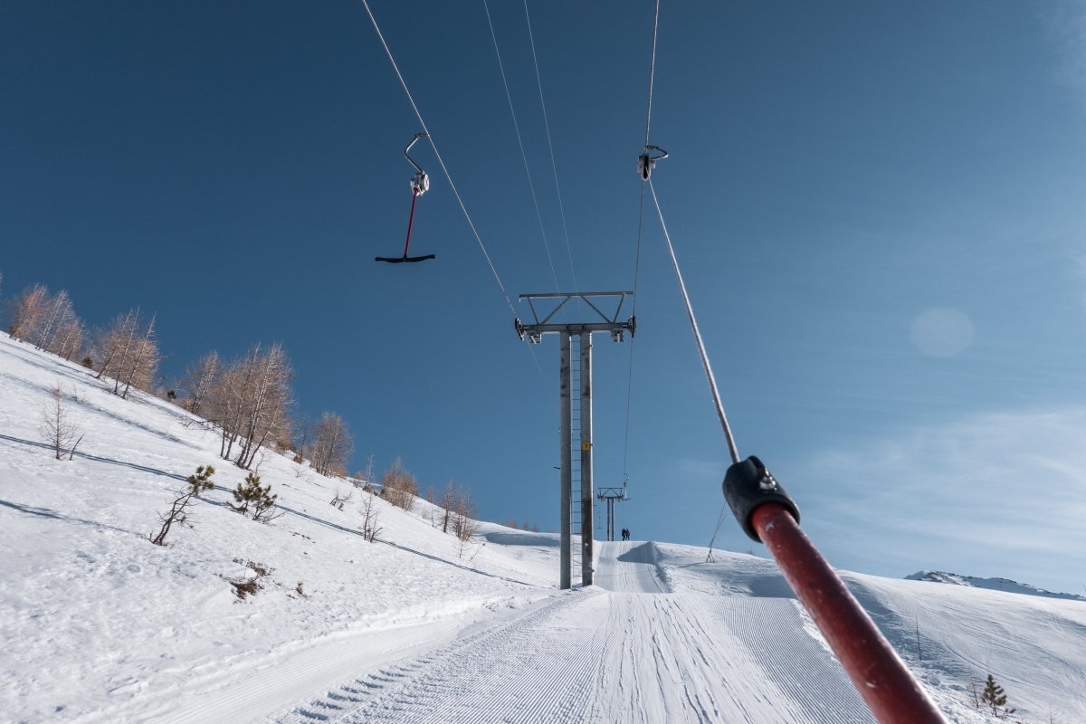 Schlepplift Unter Senntum-Seefeld, März 2022