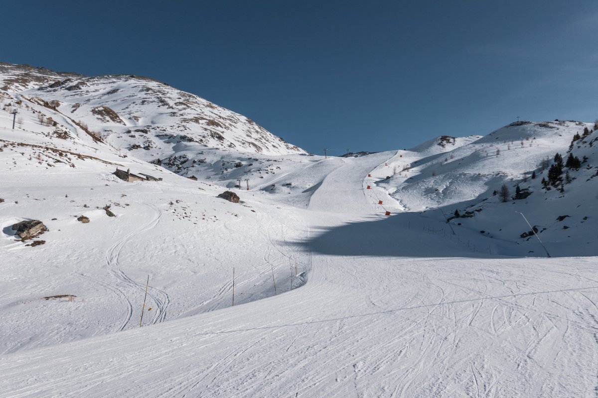 Skipiste in Unterbäch