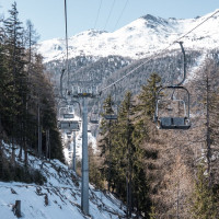 Sesselbahn Brandalp-Breitensteg, März 2022