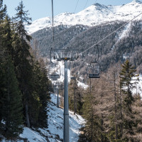 Sesselbahn Brandalp-Breitensteg, März 2022