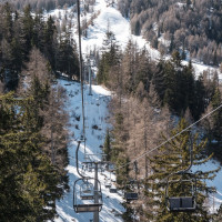 Sesselbahn Brandalp-Breitensteg, März 2022