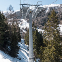 Sesselbahn Brandalp-Breitensteg, März 2022