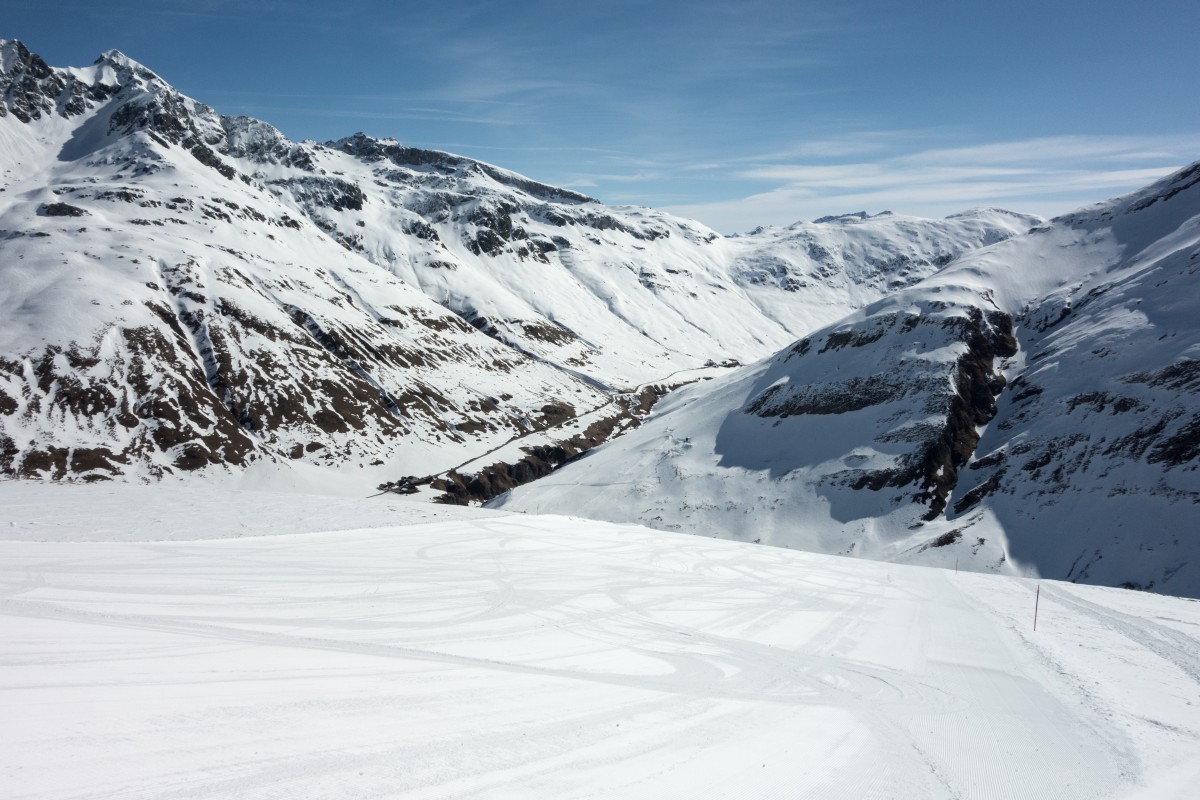 Panorama vom Tscheischhorn auf das Avers