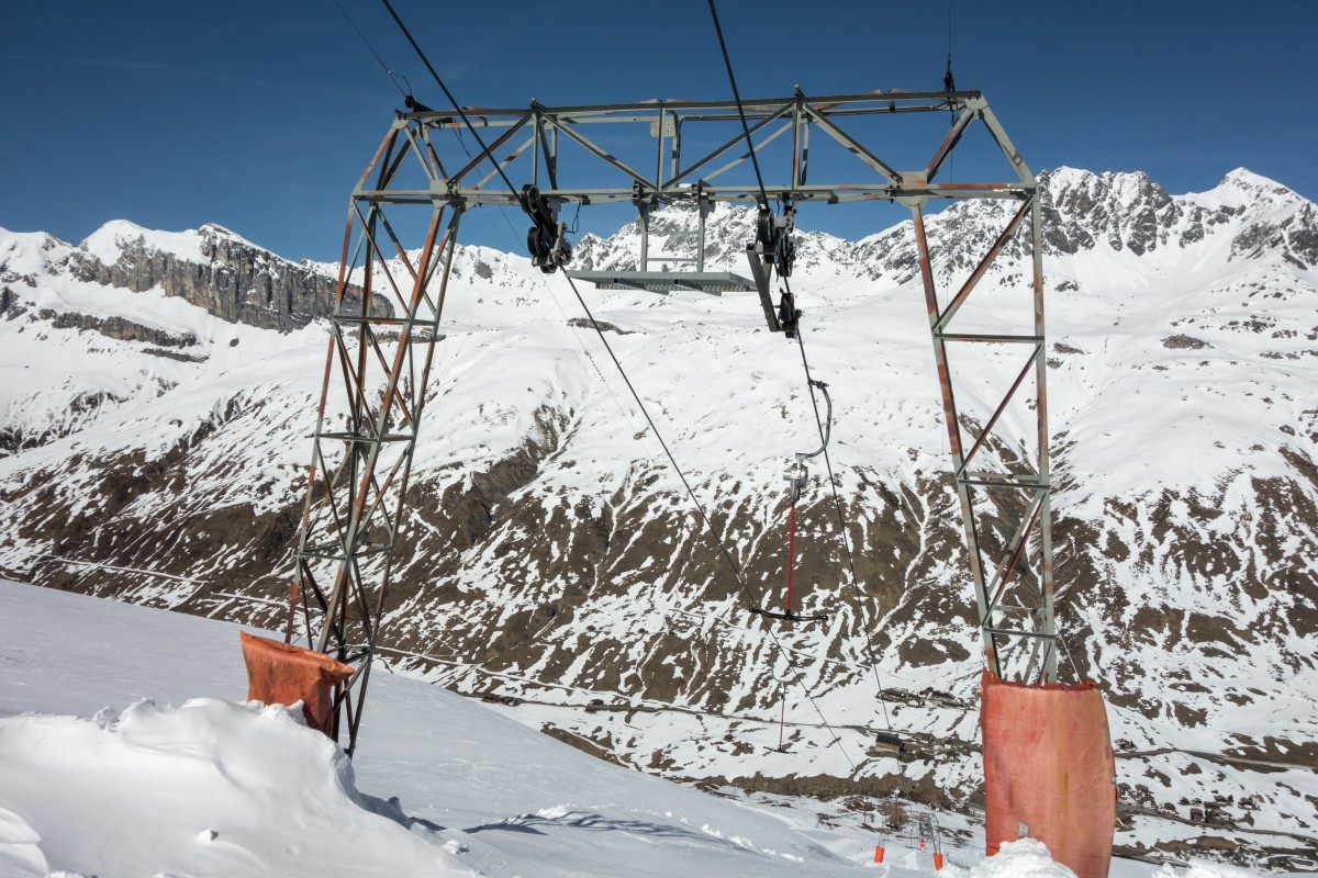 Schlepplift Juppa-Tscheischhorn, April 2015