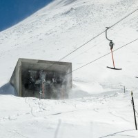 Bergstation des Schlepplifts Cavetta, April 2015